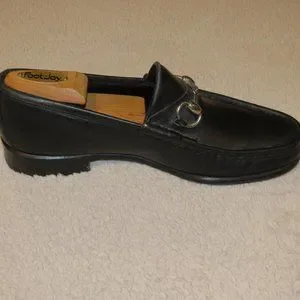 Gucci Tom Ford Era Black Calf Leather Horse Bit Loafers 8D The Horsebit Loafer Refreshed for spring in matte-finished  main image 4
